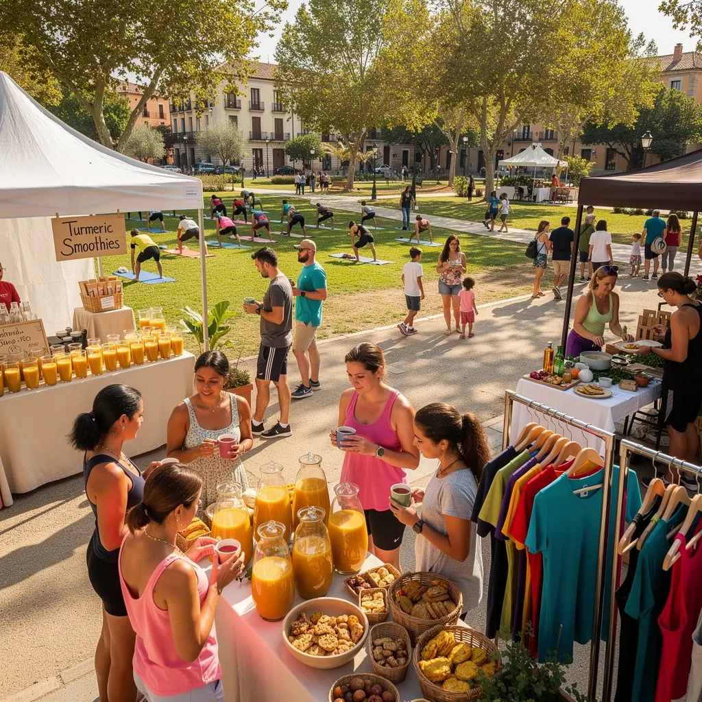 Plato colorido de frutas y verduras frescas que promueven una dieta saludable.