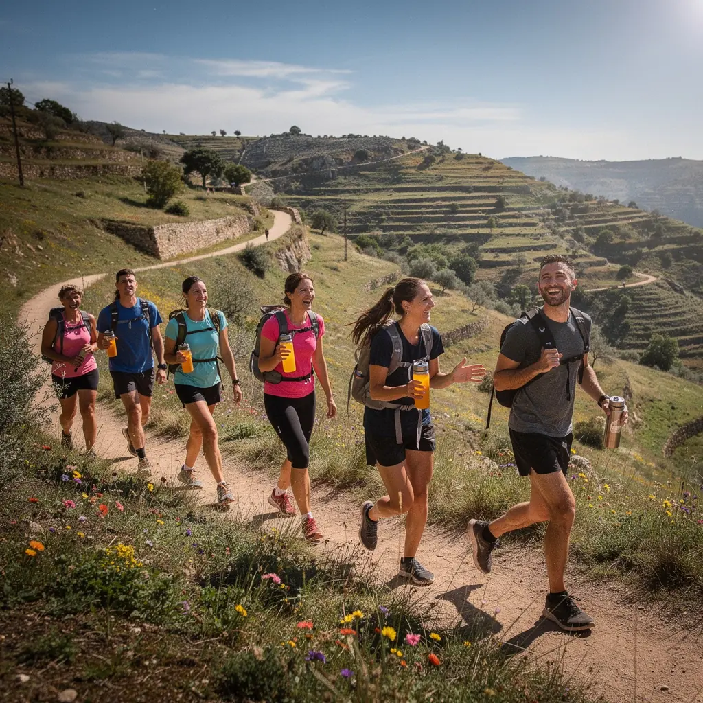 Una mesa llena de vegetales frescos y pescado, representando una dieta saludable.
